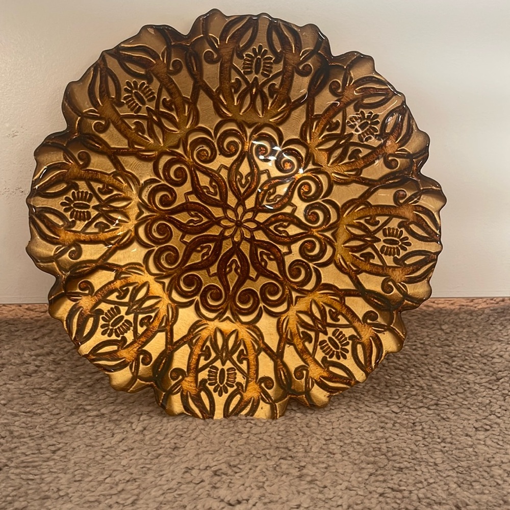 Vietri (Italy) Baroque Dish
